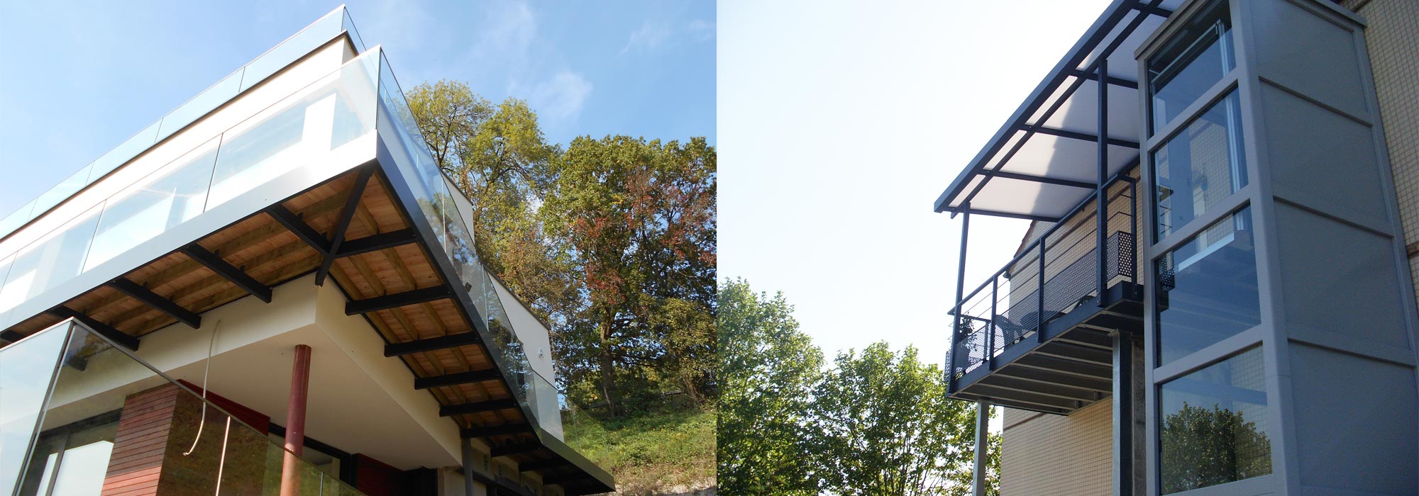 Fabricant-Concepteur de terrasses et balcons suspendus en Lorraine - Alsace
